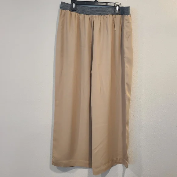 Reiss Gem Wide Leg Pull On Camel Pants - Picture 5 of 7